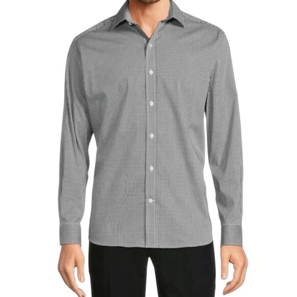 NORDSTROM RACK Men's Long Sleeve Trim Fit Button Down Shirt Size16 32/33 - Picture 1 of 5